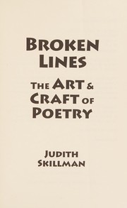 Cover of Broken lines by Judith Skillman
