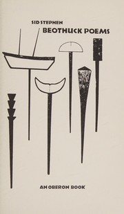 Cover of Beothuck poems by Sid Stephen
