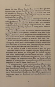 Cover of Leonardo's brain by Leonard Shlain