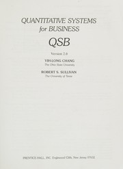 Front cover of Quantitative Systems for Business by Yih-Long Chang