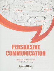 Cover of Persuasive Communication by Kristie Sigler