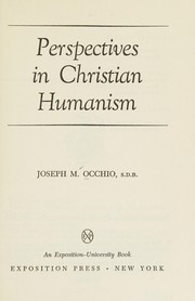 Front cover of Perspectives in Christian humanism by Joseph M. Occhio