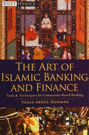 Front cover of The art of Islamic banking and finance by Yahia Abdul-Rahman