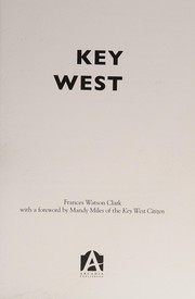 Cover of Key West by Frances Watson Clark