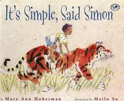 Cover of It's Simple, Said Simon by Mary Ann Hoberman