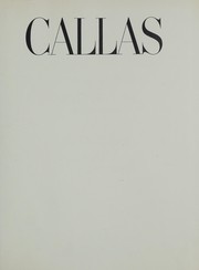 Cover of Callas by John Ardoin