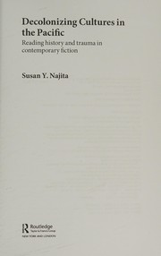 Front cover of Decolonizing cultures in the Pacific by Susan Y. Najita