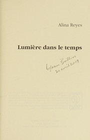 Front cover of Lumière dans le temps by Alina Reyes