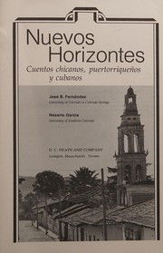 Cover of Nuevos horizontes by Nasario García