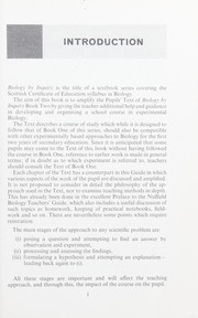 Cover of Biology by Inquiry by Robert Albert Clarke