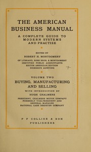 Cover of The American business manual by Robert Hiester Montgomery
