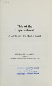 Front cover of Tide of the supernatural by Kundan L. Massey