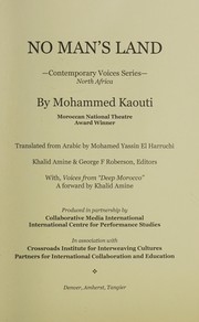Front cover of No man's land by Mohamad Kaouti