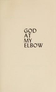Front cover of God at my elbow by Harold F. Leestma