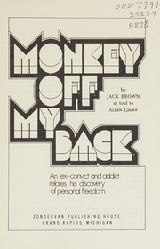 Cover of Monkey off my back by Brown, Jack