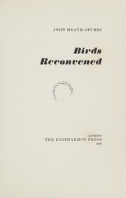 Front cover of Birds reconvened by John Francis Alexander Heath-Stubbs