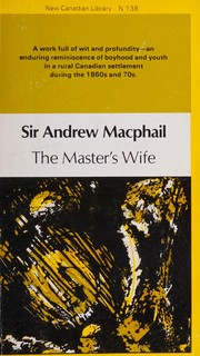 Front cover of The master's wife by Macphail, Andrew Sir
