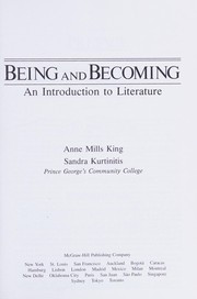 Front cover of Being and becoming by Anne Mills King
