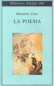 Cover of La poesia by Benedetto Croce