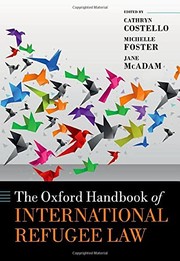 Front cover of Oxford Handbook of International Refugee Law by Cathryn Costello