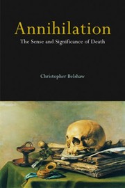 Cover of Annihilation by Christopher Belshaw