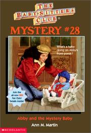 Front cover of Abby and the mystery baby by Ann M. Martin