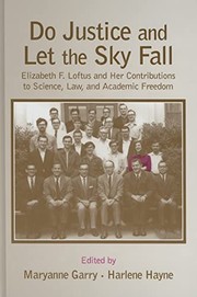 Front cover of Do justice and let the sky fall by Harlene Hayne