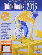 Cover of Contractor's guide to Quickbooks 2015 by Mitchell, Karen