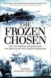 Front cover of The frozen chosen by Thomas McKelvey Cleaver