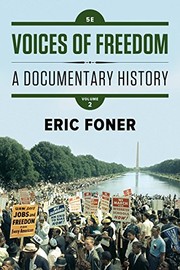 Front cover of Voices of Freedom by Eric Foner