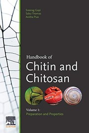 Front cover of Handbook of Chitin and Chitosan : Volume 1 by Sabu Thomas