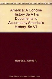 Front cover of America by Mary Lynn Rampolla