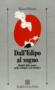 Cover of Dall'Edipo al sogno by Mauro Mancia