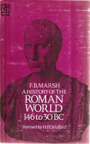 Cover of A history of the Roman world from 146 to 30 B.C by Frank Burr Marsh