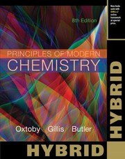 Front cover of Principles of Modern Chemistry, Hybrid Edition (with OWLv2 Printed Access Card) by David W. Oxtoby