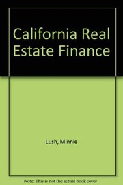 Front cover of California real estate finance by David Sirota