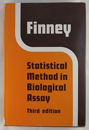 Cover of Statistical method in biological assay by D. J. Finney