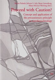 Cover of Proceed with caution? by Johann S. Ach