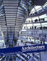 Front cover of Architecture, from prehistory to postmodernity by Marvin Trachtenberg