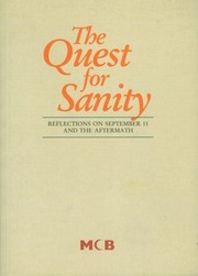 Front cover of QUEST FOR SANITY: REFLECTIONS ON SEPTEMBER 11 AND THE AFTERMATH by Unknown