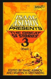 Front cover of Isaac Asimov Presents The Great SF Stories 3 (1941) by Isaac Asimov