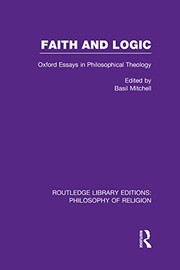 Cover of Faith and logic by Basil Mitchell