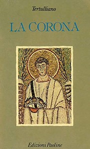 Cover of De corona by Tertullian