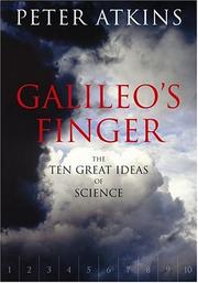 Front cover of Galileo's finger by P. W. Atkins