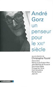 Cover of André Gorz by Christophe Fourel