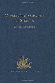Front cover of Yermak's campaign in Siberia by Terence E. Armstrong