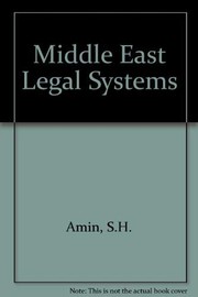 Cover of Middle East legal systems by S. H. Amin