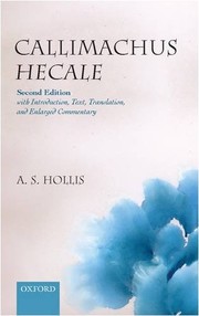 Cover of Hecale by Callimachus.