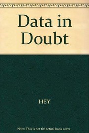 Cover of Data in doubt by John Denis Hey