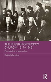 Front cover of Russian Orthodox Church, 1917-1948 by Daniela Kalkandjieva